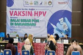 BBPOM Banjarbaru antisipasi penyebaran kanker serviks lewat pemberian vaksin HPV