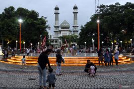 Wajah baru Alun-alun Kota Malang pasca direvitalisasi