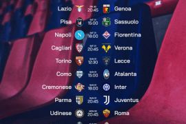 Ini jadwal Liga Italia akhir pekan