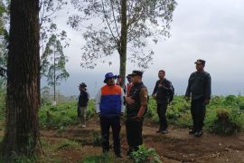 BPBD Garut cek lahan hutan beralih fungsi di Gunung Cikuray
