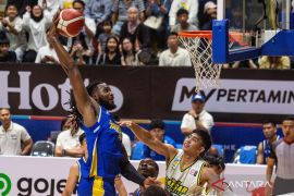 Satria Muda mendulang kemenangan perdana di Bandung Arena