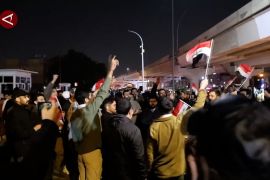 Unjuk rasa di Baghdad menentang AS ikut campur dalam pemerintahan Irak