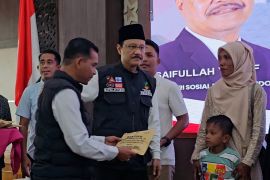 Mensos serahkan santunan korban banjir bandang Aceh Utara