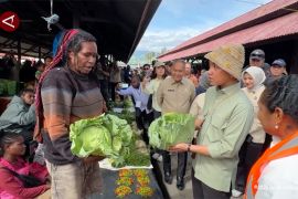 Wapres Gibran ke pasar Wamena, serap aspirasi pedagang