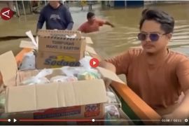 Banjir rendam 18 desa di Kukar, jalur transportasi darat terputus - VIDEO