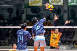 Jakarta Bhayangkara Presisi selangkah lagi ke final four usai membekuk Samator