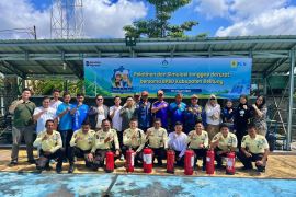 PLN UP3 Belitung-BPBD tingkatkan pemahaman bahaya api dan penggunaan APAR