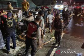 Polisi masih selidiki kerugian akibat kebakaran di Pasar Cipadu