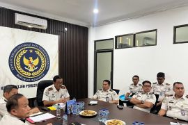 Perkuat Koordinasi UPT, Lapas Pekanbaru Ikuti Penguatan Daring dari Kakanwil Ditjenpas Riau