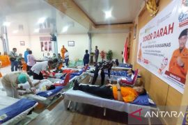 Kegiatan donor darah Kantor SAR Timika