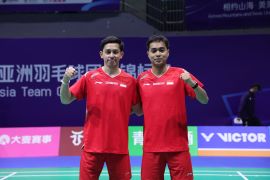 Indonesia kalahkan Myanmar 5-0 dalam Kejuaraan Badminton Asia Beregu