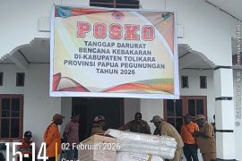 Pemprov Papeg salurkan bantuan logistik bagi korban kebakaran Tolikara