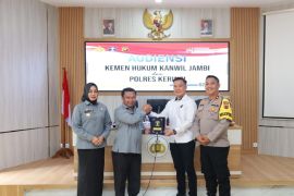 Kemenkum Jambi-Polres Kerinci perkuat sinergi penegakan hukum KI