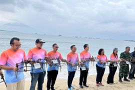 KLTD lakukan konservasi terumbu karang di Pantai Lampung Selatan