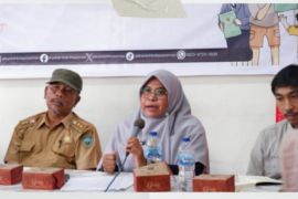 Ketua Ajudikasi Kantor Pertanahan Pasaman laksanakan penyuluhan kegiatan PTSL Tahun 2026 di Nagari Padang Matinggi