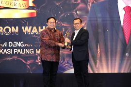 Kementerian ATR/BPN terima penghargaan dari INDOPOSCO atas diseminasi strategi komunikasi yang paling masif