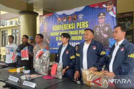 Polres Serang ringkus 23 tersangka kejahatan selama Januari
