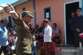 40 unit huntara Tapanuli Utara resmi dihuni