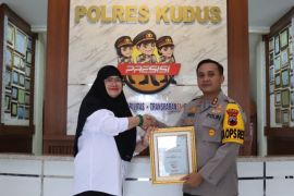 Unit PPA Polres Kudus meraih penghargaan TRC PPA Indonesia