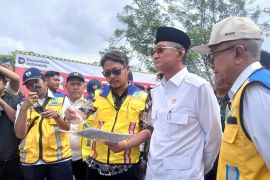 Menteri PU tinjau longsoran yang jadi lubang raksasa di Aceh Tengah