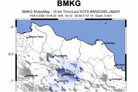 Gempa dangkal guncang Kota Bandung