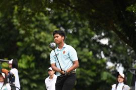 Dua pegolf Sumut pimpin kelas putra turnamen golf Faldo Series