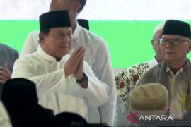 Prabowo hadiri acara pengukuhan pengurus MUI di Istiqlal