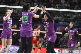 Megawati Hangestri bawa Jakarta Pertamina kalahkan Medan Falcons