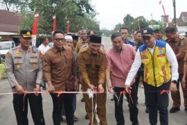 Bupati Sarolangun dampingi DPR RI resmikan jalan di Singkut tujuh
