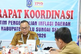 Rapat TPID HSS bahas pengendalian inflasi dan tindak kebijakan pusat