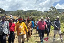 Pemkab Jayawijaya dorong ketahanan pangan di Kampung Gelok Beyam
