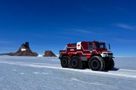 Kendaraan antarktika  China telah tempuh jarak 10.000 km