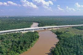Jembatan Siak kelima di Pekanbaru hampir rampung, hubungkan jalan tol