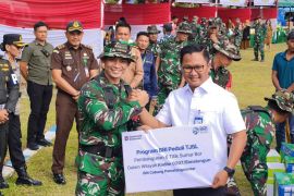 BRI Peduli TJSL bangun sumur bor di program TMMD Simalungun