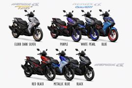 Yamaha Aerox Alpha tampil dengan warna dan grafis baru