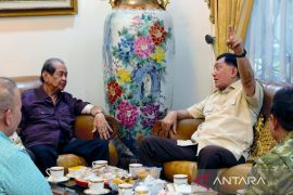 Menhan kunjungi mantan Panglima TNI Laksamana TNI (Purn) Widodo AS