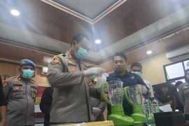 Polres Pasaman Barat musnahkan barang bukti 562,16 gram sabu