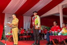 Wabup Pelalawan pimpin upacara Bulan K3 Nasional di Riau Kompleks