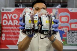 Peringati bulan K3 nasional, Kilang Pertamina Plaju kumpulkan 307 kantong darah