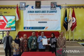 Kementerian HAM Babel - Pertiba tandatangani MoU HAM