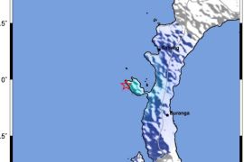 Gempa magnitudo 4,1 guncang barat laut Donggala