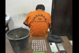 Polda Babel amankan pria simpan 41 paket sabu di kontrakan