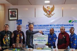 Pemkot Sorong dan BPJAMSOSTEK kerja sama lindungi 69 ribu peserta