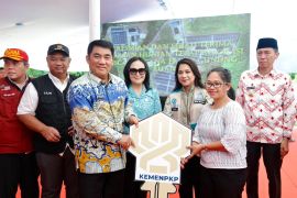 Korban bencana Gunung Ruang tempati hunian tetap di Modisi Bolmong