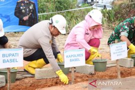 Kapolres Bangka Selatan groundbreaking SPPG di Kecamatan Payung dukung program MBG
