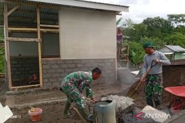 Program TMMD Kodim Rejang Lebong bedah lima rumah tidak layak huni