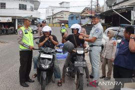 Satlantas Bangka Barat giatkan penyuluhan bangun budaya keselamatan