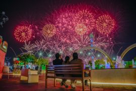 Liuyang Fireworks Paint the Night Sky of Abu Dhabi