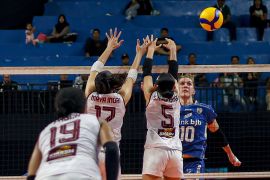 Bandung BJB Tandamata kalahkan Medan Falcons