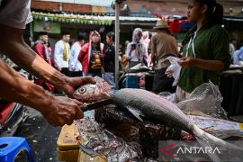Jelang Imlek, pedagang bandeng raup omzet Rp15 juta selama sepekan